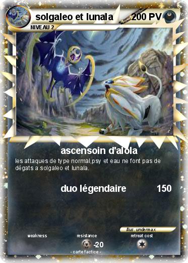 Pokemon solgaleo et lunala