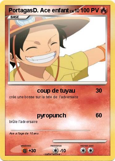 Pokemon PortagasD. Ace enfant