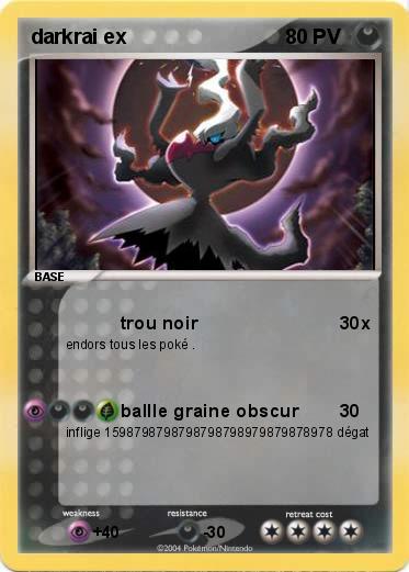 Pokemon darkrai ex