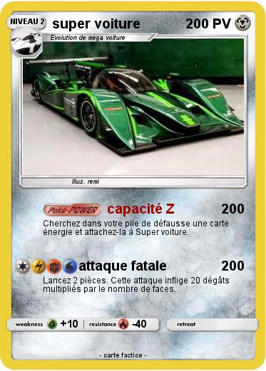 Pokemon super voiture