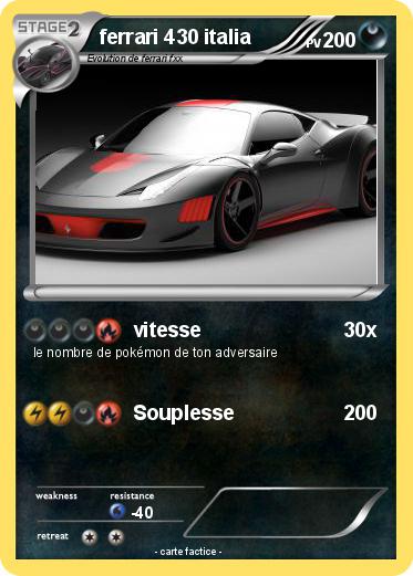 Pokemon ferrari 430 italia