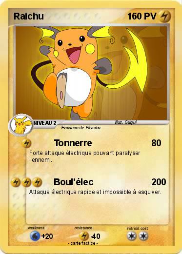 Pokemon Raichu
