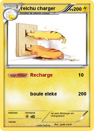 Pokemon reichu charger