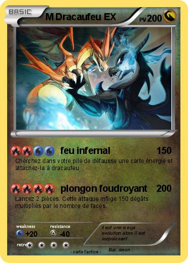 Pokemon M Dracaufeu EX