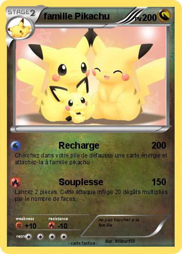 Pokemon famille Pikachu