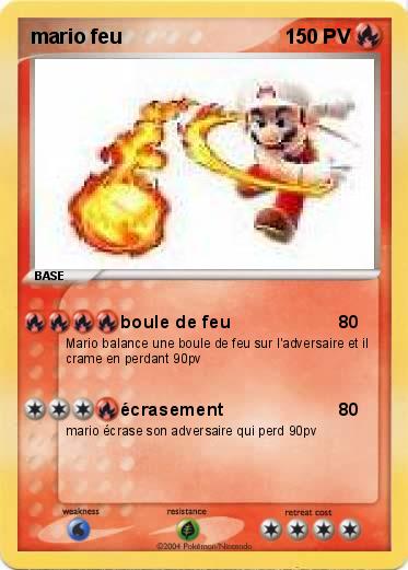 Pokemon mario feu