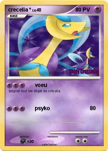 Pokemon crecelia *