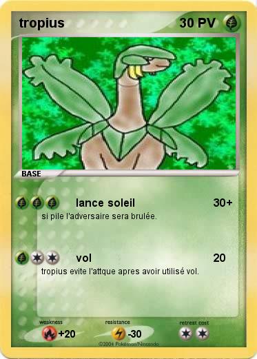 Pokemon tropius