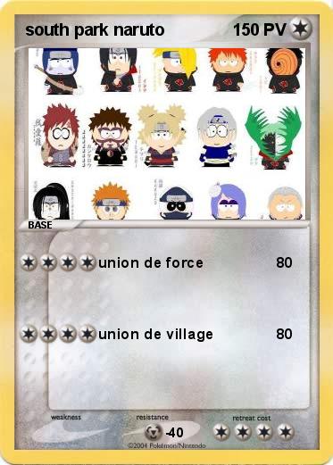 Pokemon south park naruto