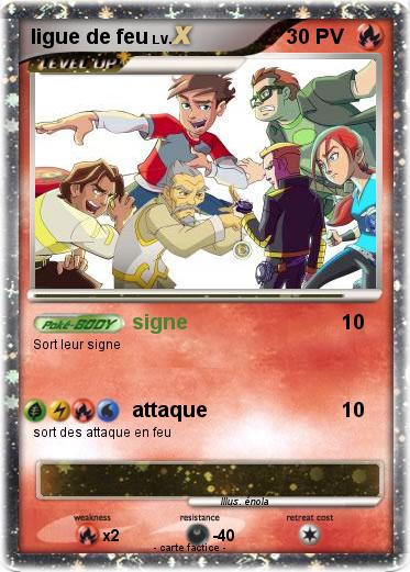 Pokemon ligue de feu