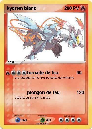 Pokemon kyorem blanc