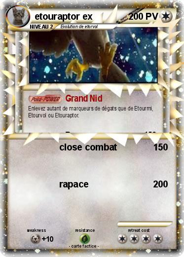 Pokemon etouraptor ex