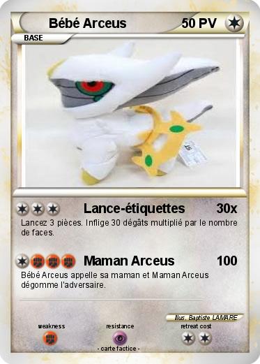 Pokemon Bébé Arceus