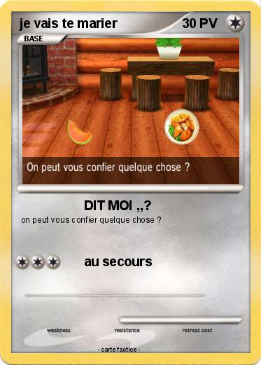 Pokemon je vais te marier
