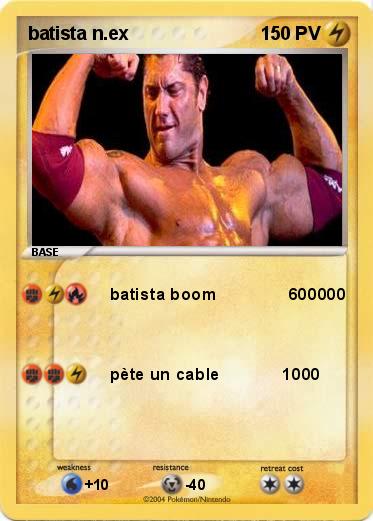 Pokemon batista n.ex
