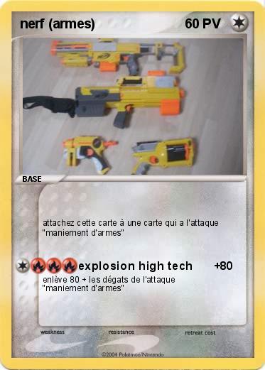 Pokemon nerf (armes)