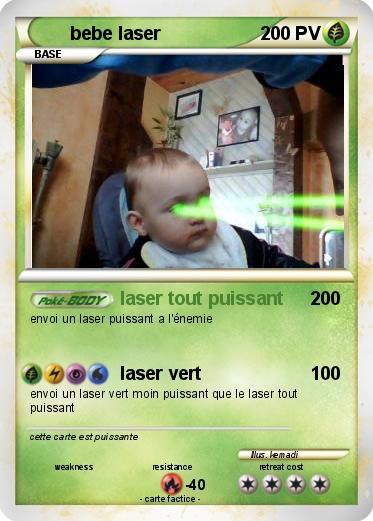 Pokemon bebe laser