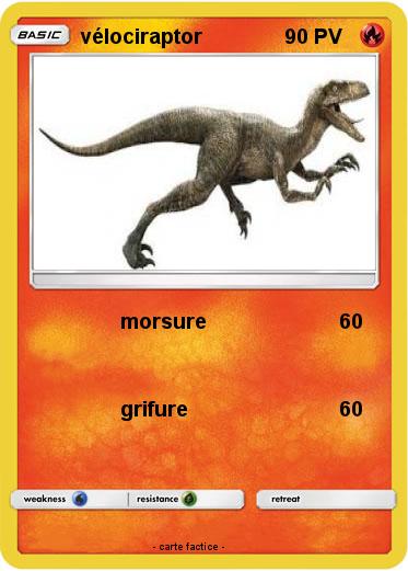 Pokemon vélociraptor