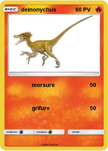 Pokemon deinonychus