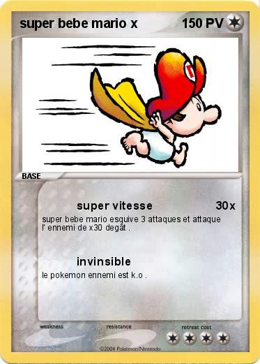 Pokemon super bebe mario x 