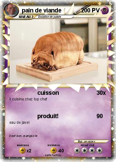 Pokemon pain de viande