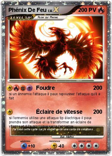 Pokemon Phénix De Feu