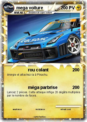 Pokemon mega voiture