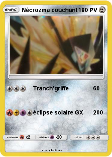 Pokemon Nécrozma couchant