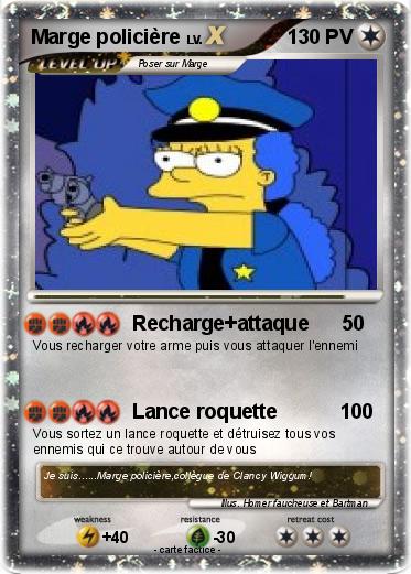 Pokemon Marge policière