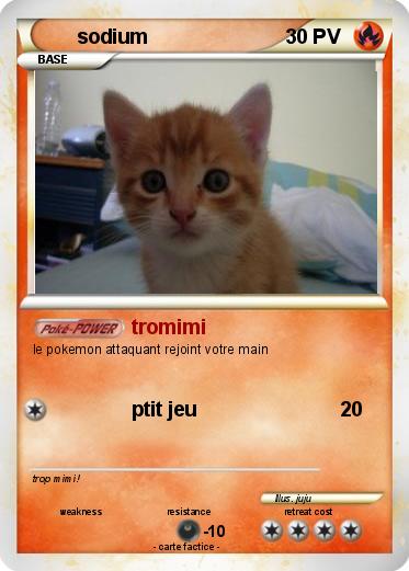Pokemon sodium