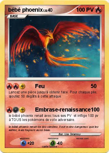 Pokemon bébé phoenix