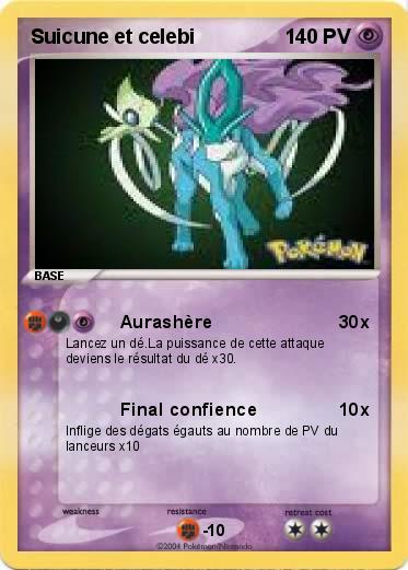 Pokemon Suicune et celebi