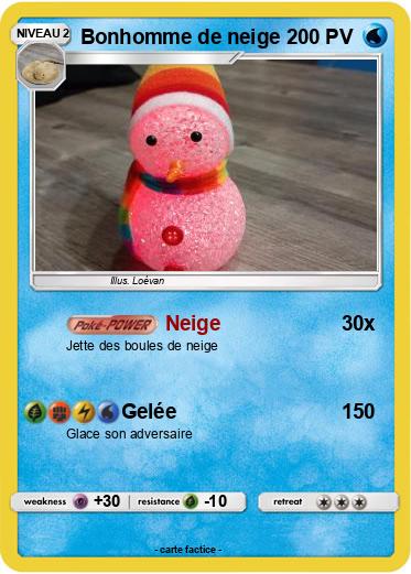 Pokemon Bonhomme de neige