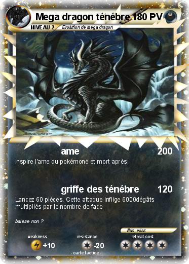Pokemon Mega dragon ténébre