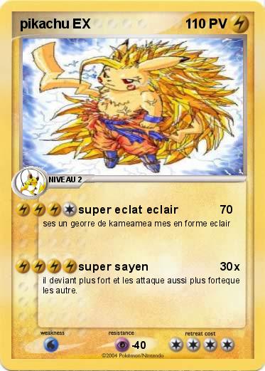 Pokemon pikachu EX