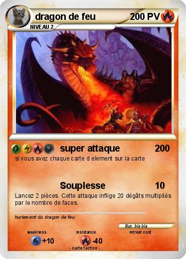 Pokemon dragon de feu