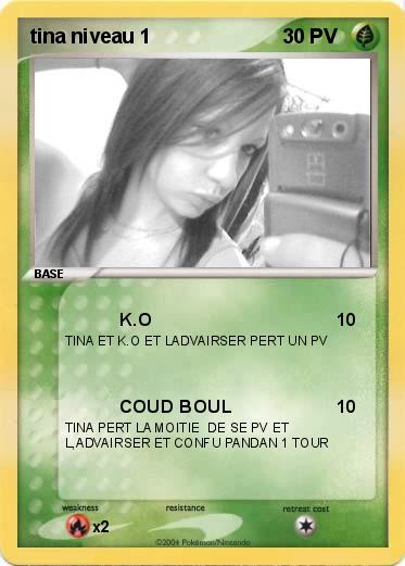 Pokemon tina niveau 1