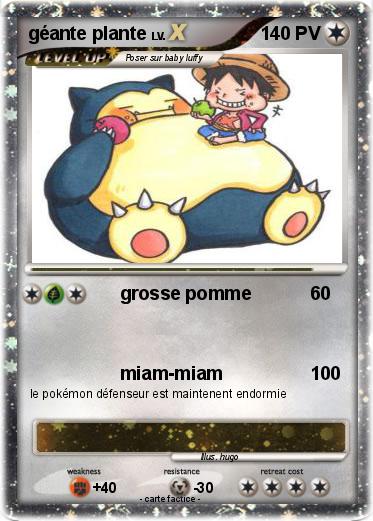 Pokemon géante plante