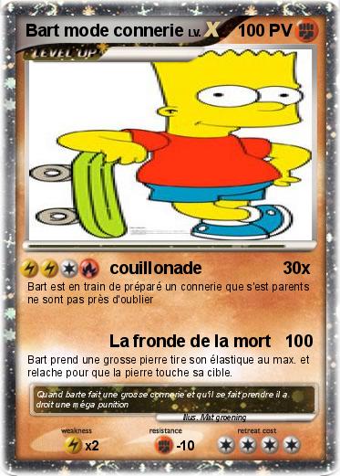 Pokemon Bart mode connerie