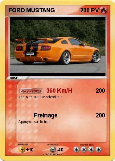 Pokemon FORD MUSTANG