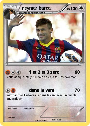 Pokemon neymar barca