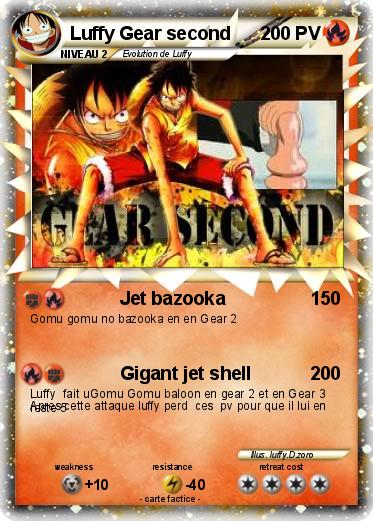 Pokemon Luffy Gear second