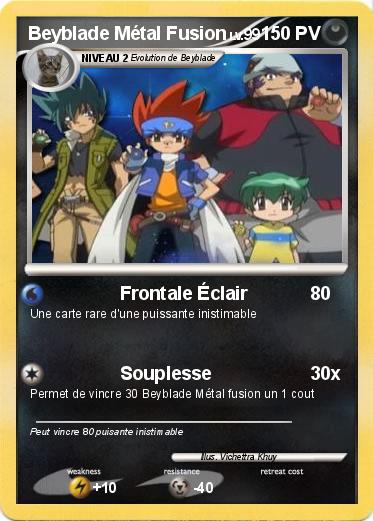 Pokemon Beyblade Métal Fusion