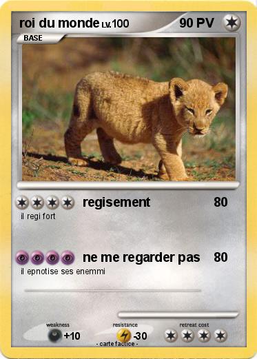 Pokemon roi du monde