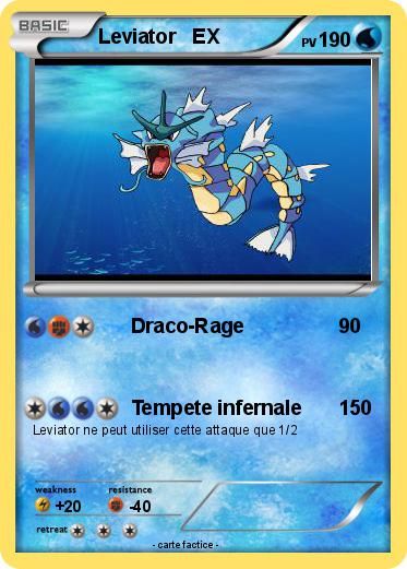 Pokemon Leviator   EX