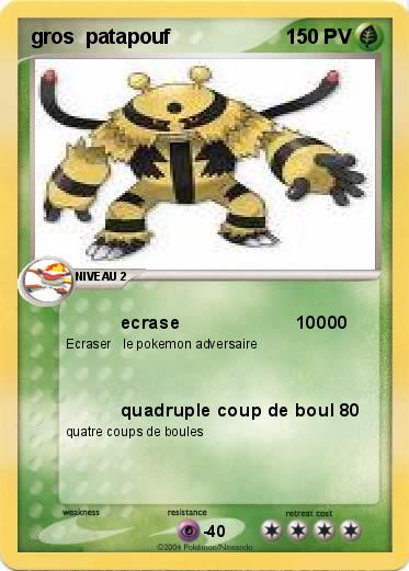 Pokemon gros  patapouf