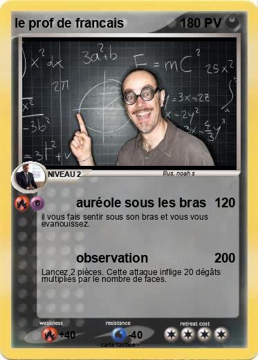 Pokemon le prof de francais