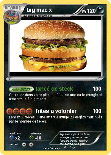 Pokemon big mac x