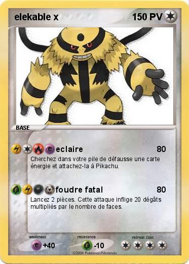 Pokemon elekable x