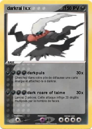 Pokemon darkrai lv.x